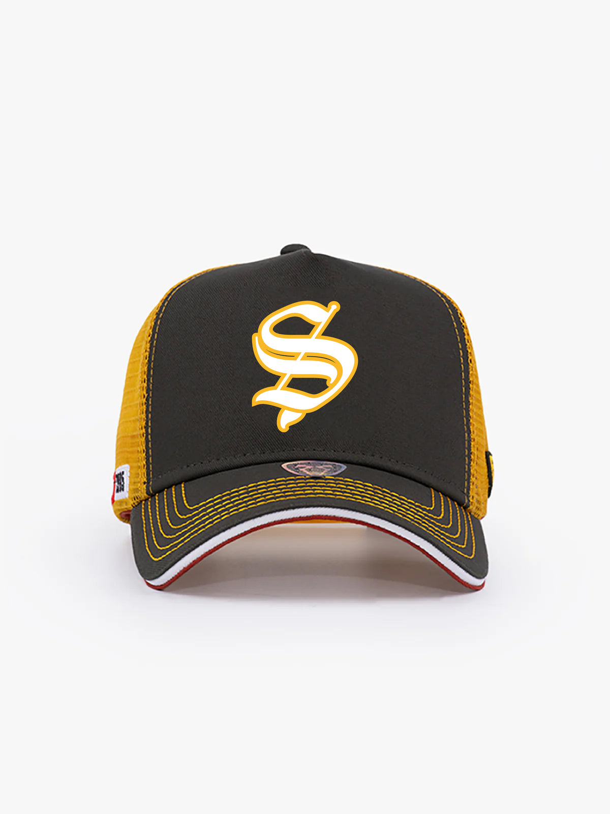 Trucker Hat - Name Collection - Custom Made - Haki/Sarı