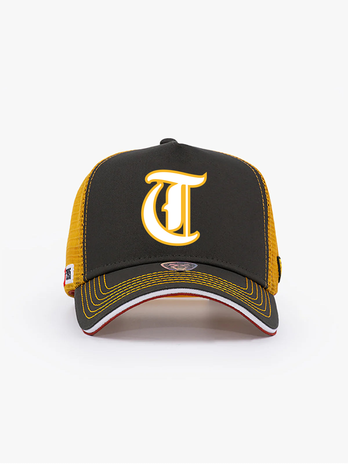Trucker Hat - Name Collection - Custom Made - Haki/Sarı