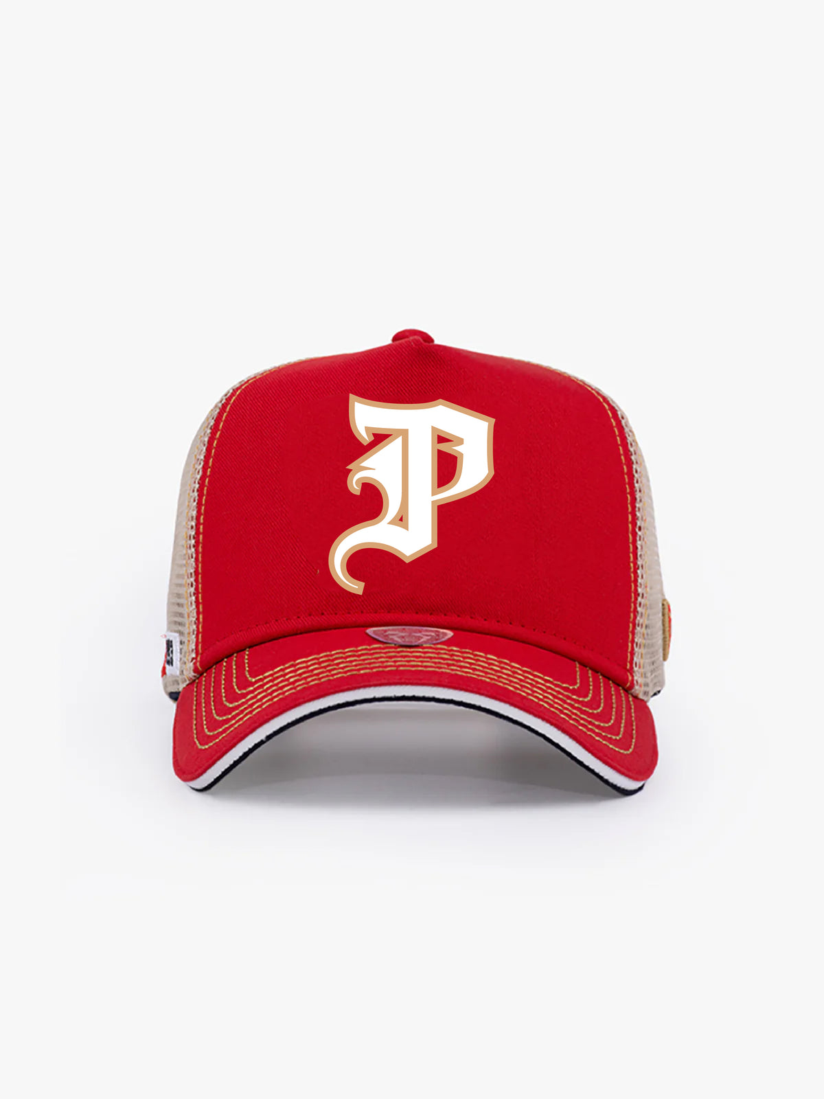 Trucker Hat - Name Collection - Custom Made - Kırmızı/Bej