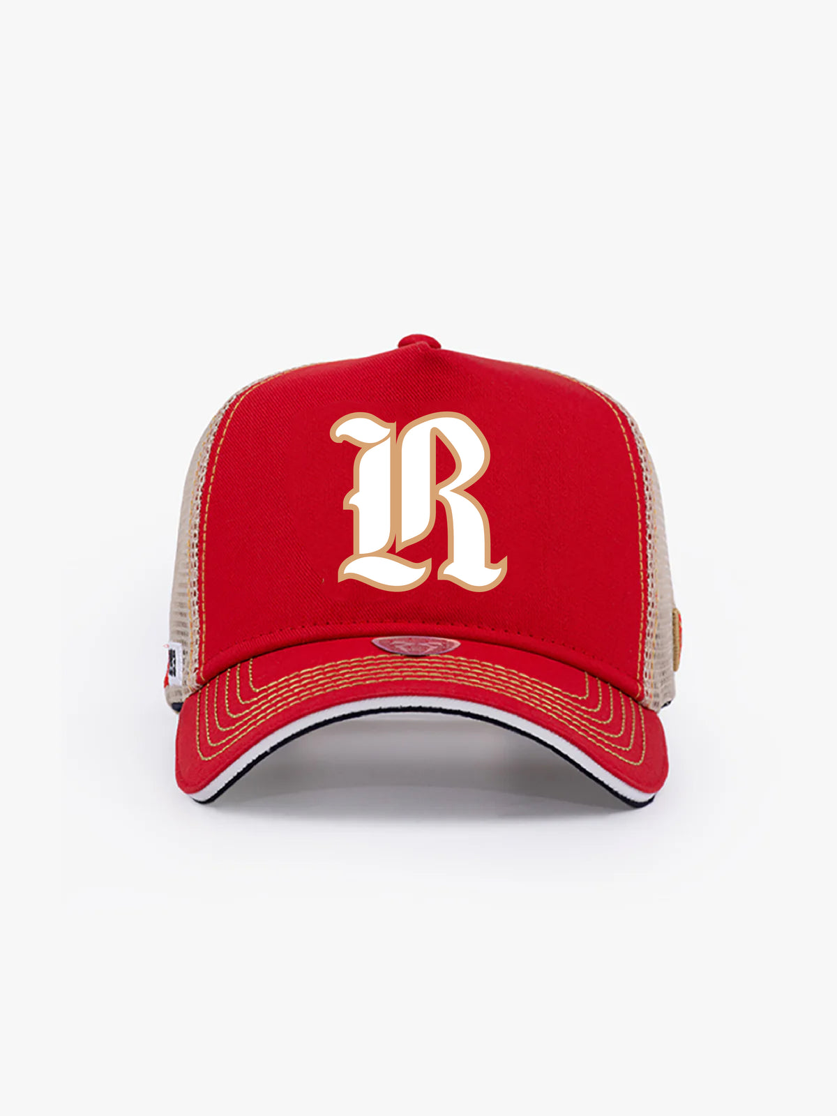 Trucker Hat - Name Collection - Custom Made - Kırmızı/Bej