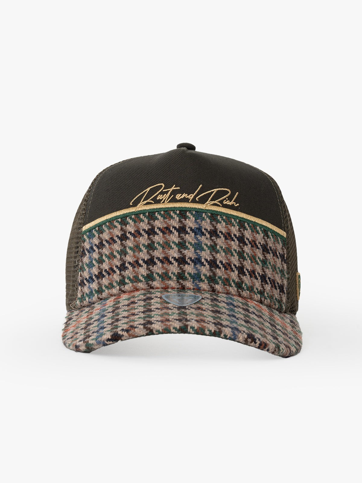 Trucker Hat - Curved Visor - Premium Collection - Royalty - Haki