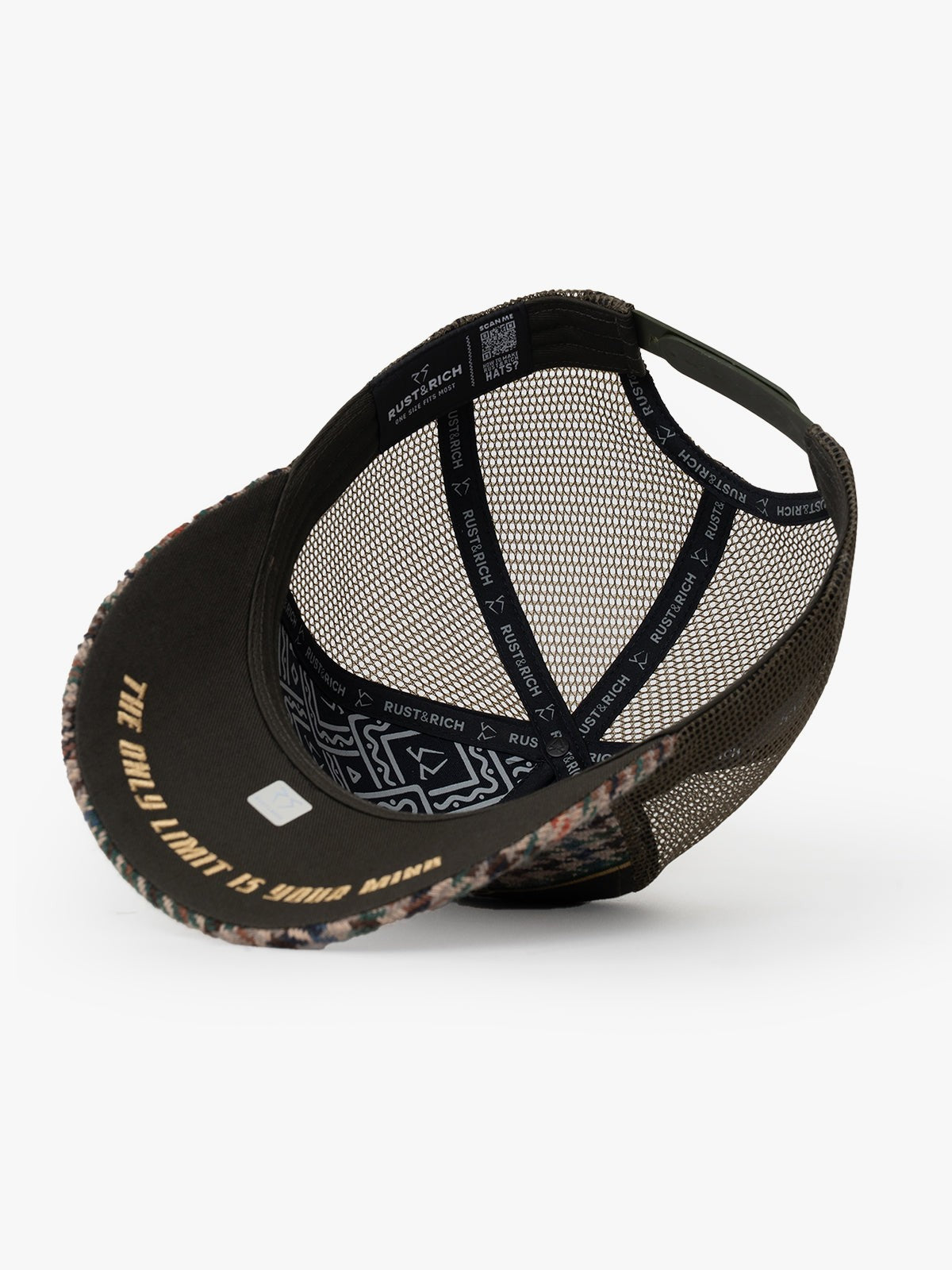 Trucker Hat - Curved Visor - Premium Collection - Royalty - Haki