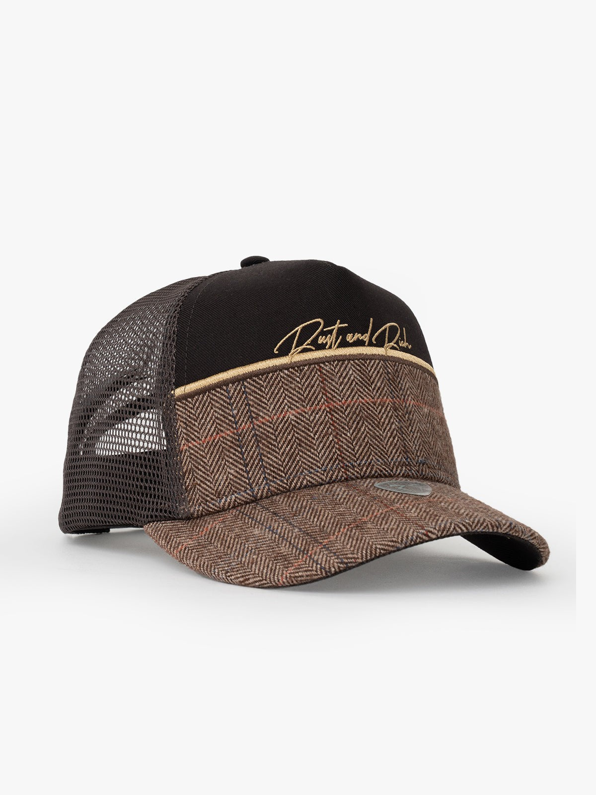 Trucker Hat - Curved Visor - Premium Collection - Royalty - Kahverengi
