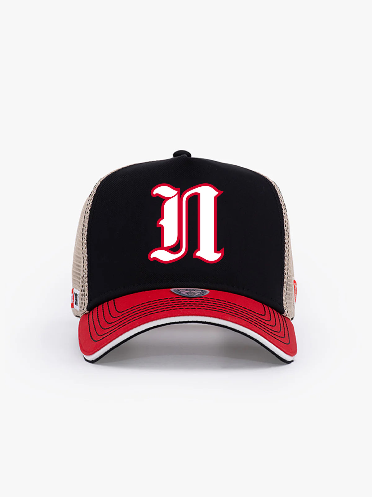Trucker Hat - Name Collection - Custom Made - Siyah/Bej
