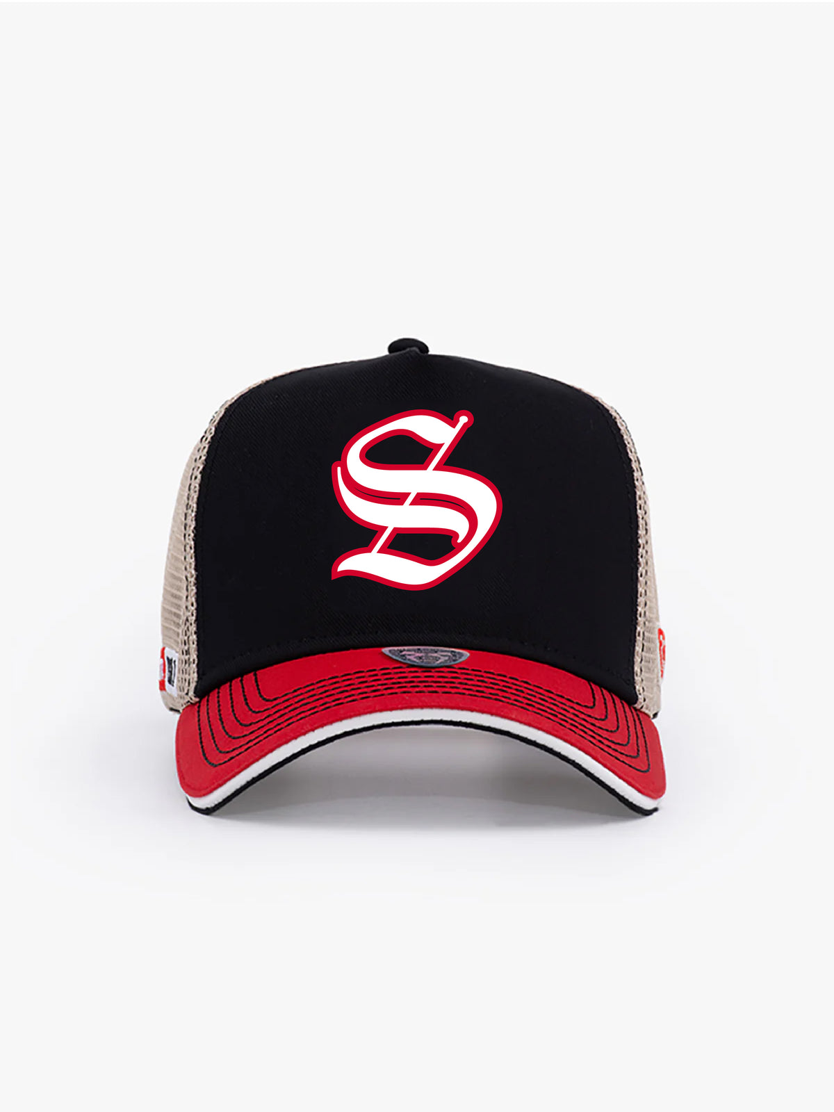 Trucker Hat - Name Collection - Custom Made - Siyah/Bej