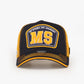 Trucker Hat - Name Collection - Custom Made Two Letters - Lacivert/Sarı