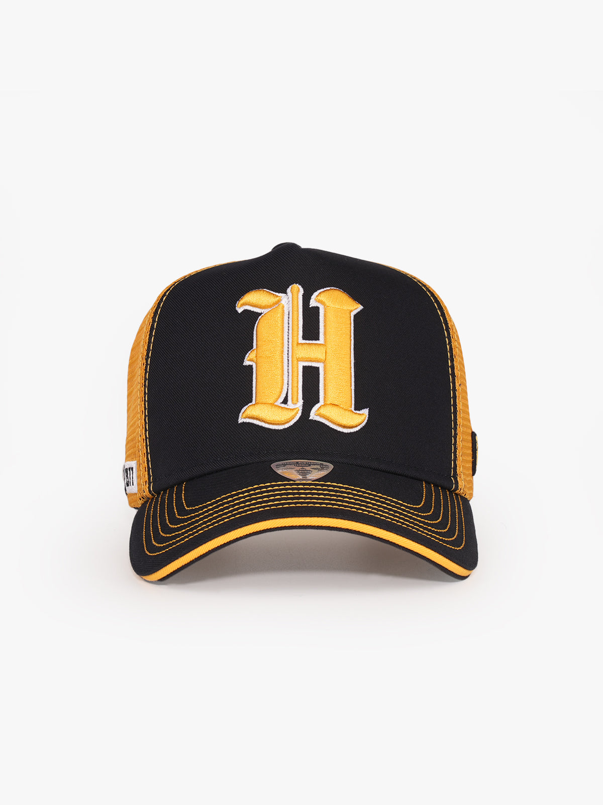 Trucker Hat - Name Collection - Custom Made - Sarı/Lacivert