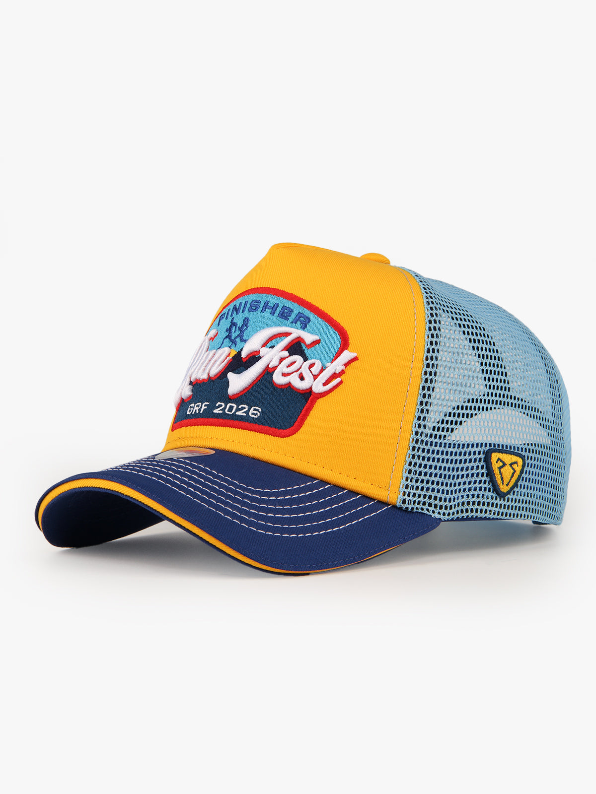 Trucker Hat - Run Fest - Yellow/Blue