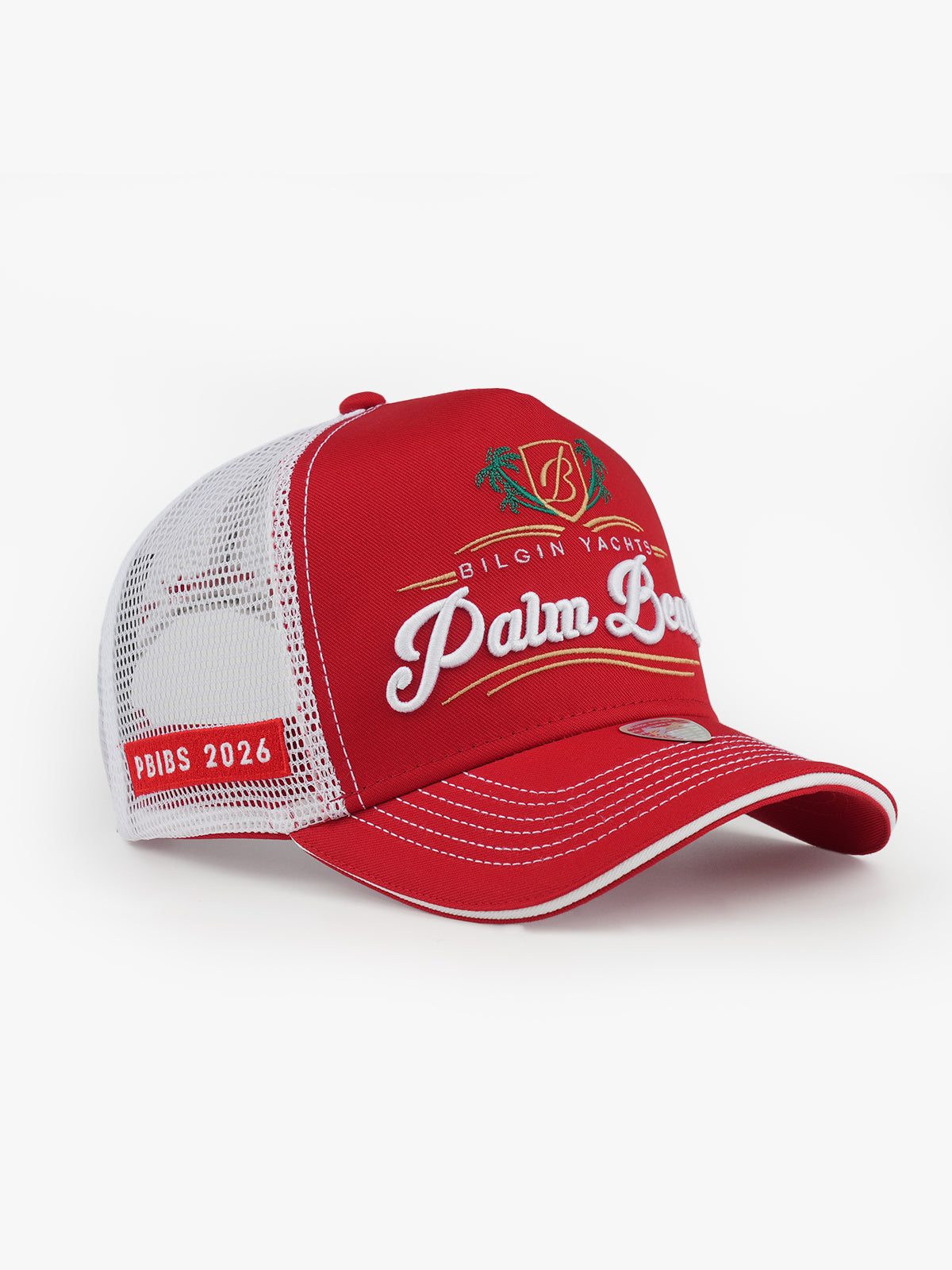 Trucker Hat - City's Collection - Bilgin Yachts Palm Beach - Kırmızı