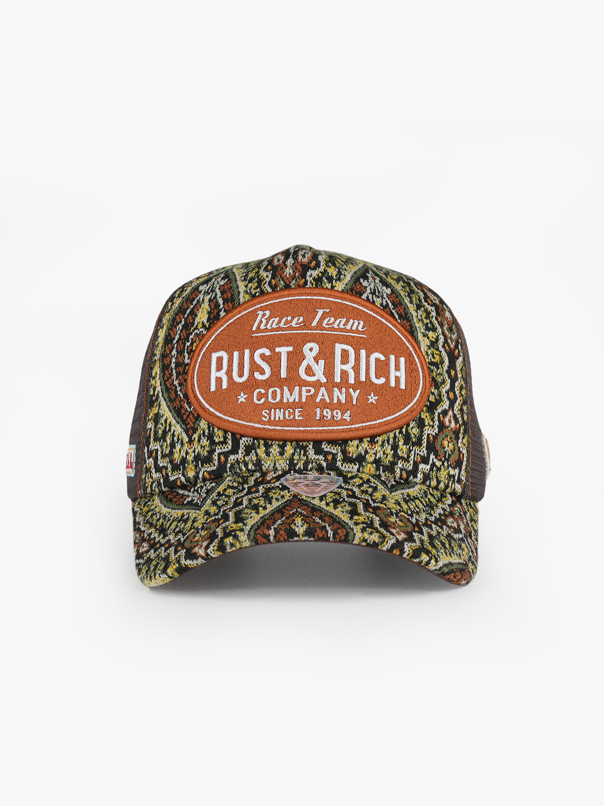 Trucker Şapka - Vintage Race - Yeşil/Kahverengi
