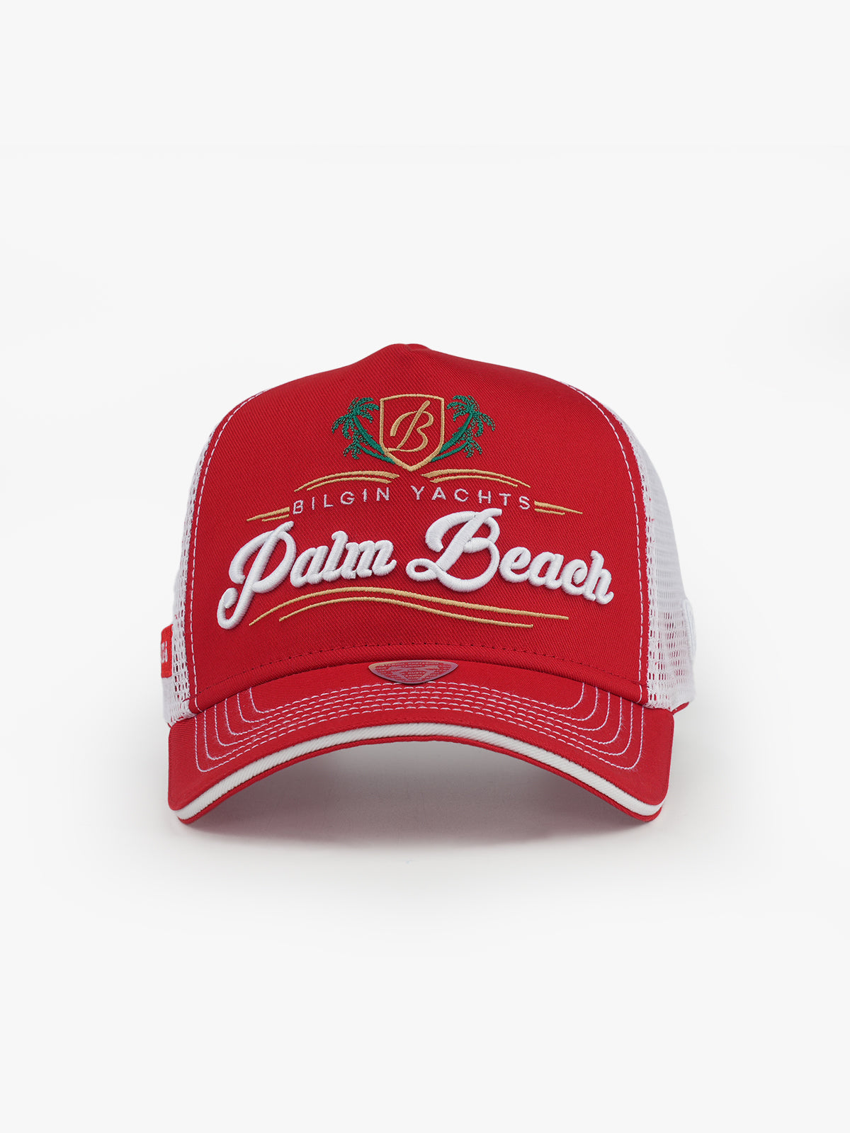 Trucker Hat - Bilgin Yachts Palm Beach - Red