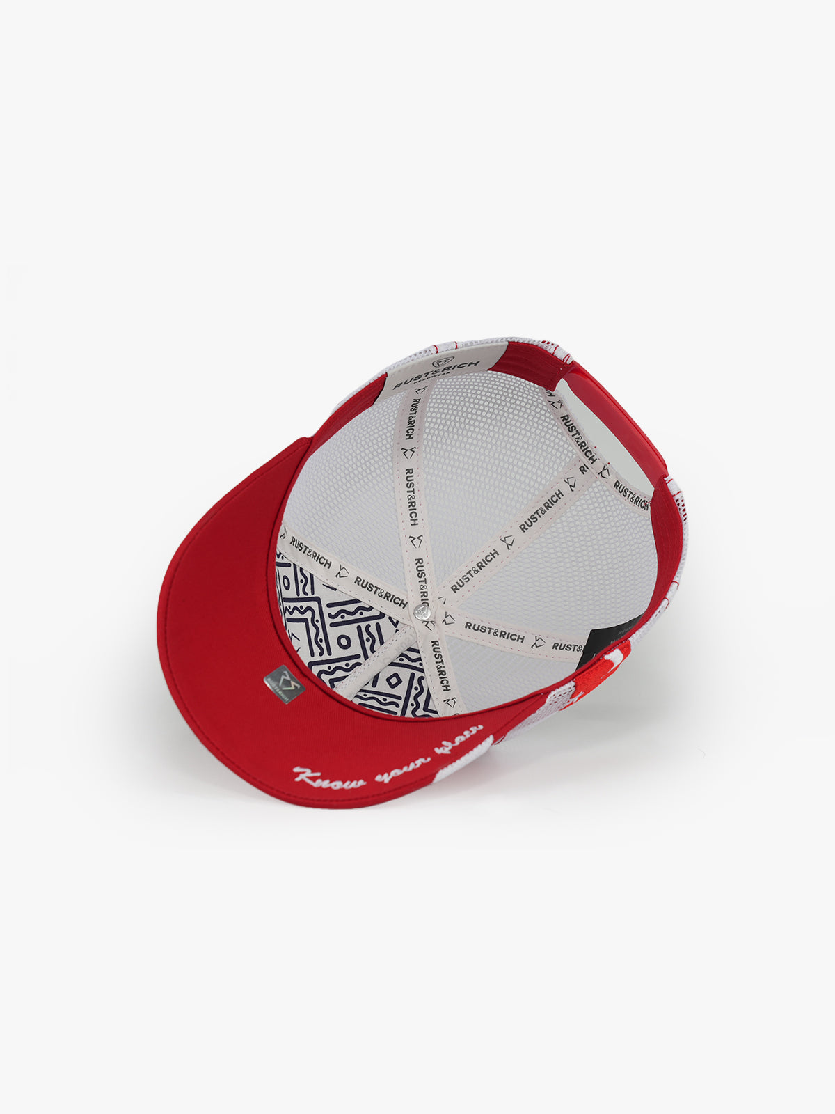 Trucker Hat - Crescent and Star - Red