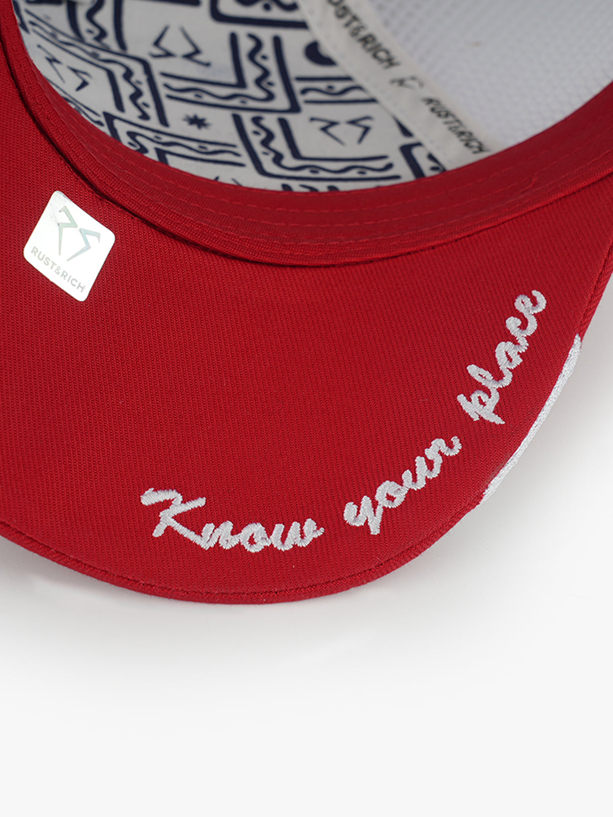 Trucker Hat - Crescent and Star - Red
