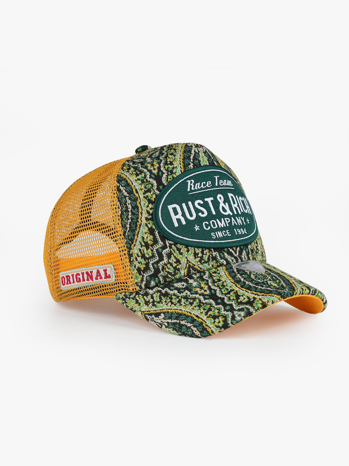 Trucker Hat - Limited Collection - Vintage Race - Yeşil/Sarı