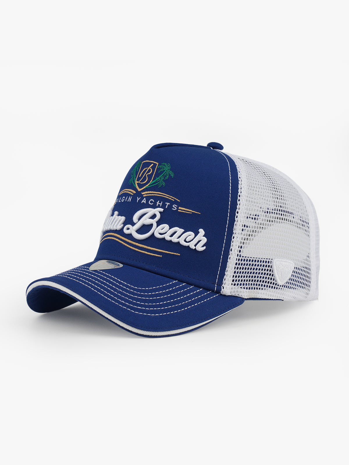 Trucker Hat - Bilgin Yachts Palm Beach - Navy Blue