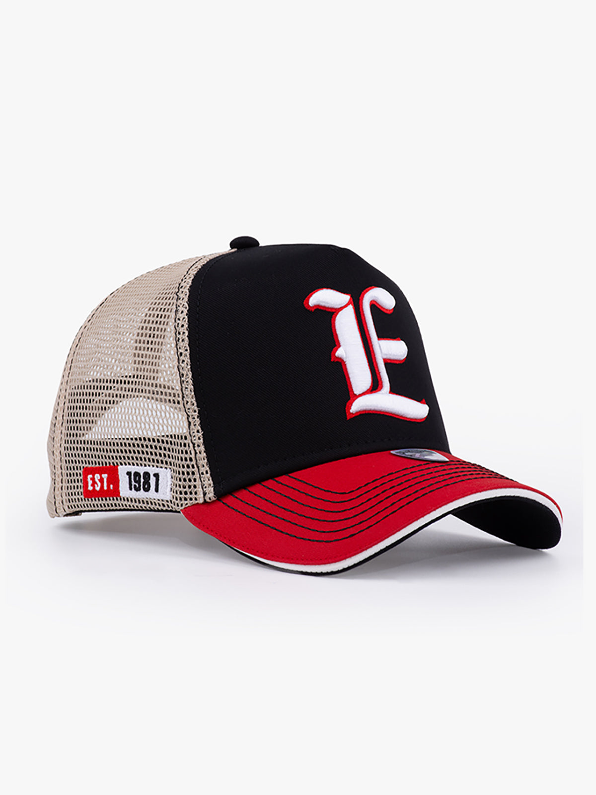 Trucker Hat - Name Collection - Custom Made - Siyah/Bej