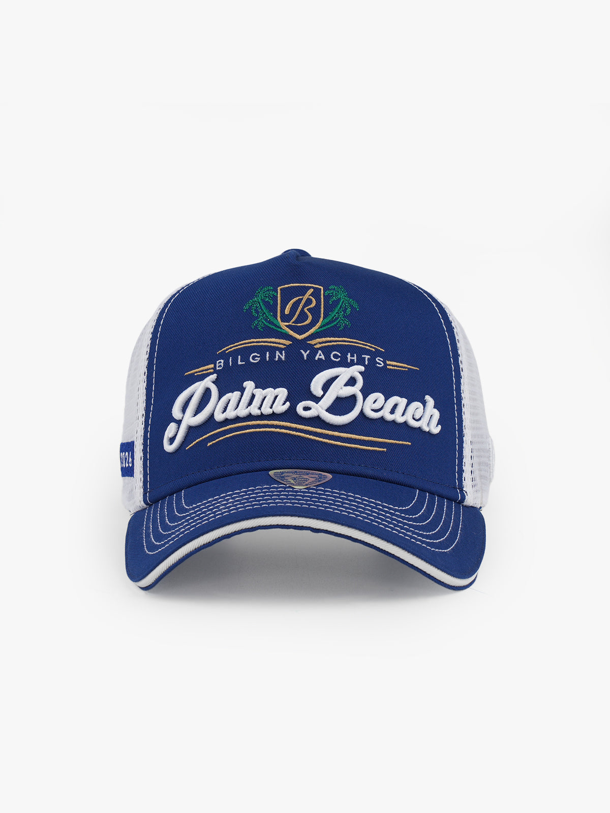 Trucker Hat - Bilgin Yachts Palm Beach - Navy Blue