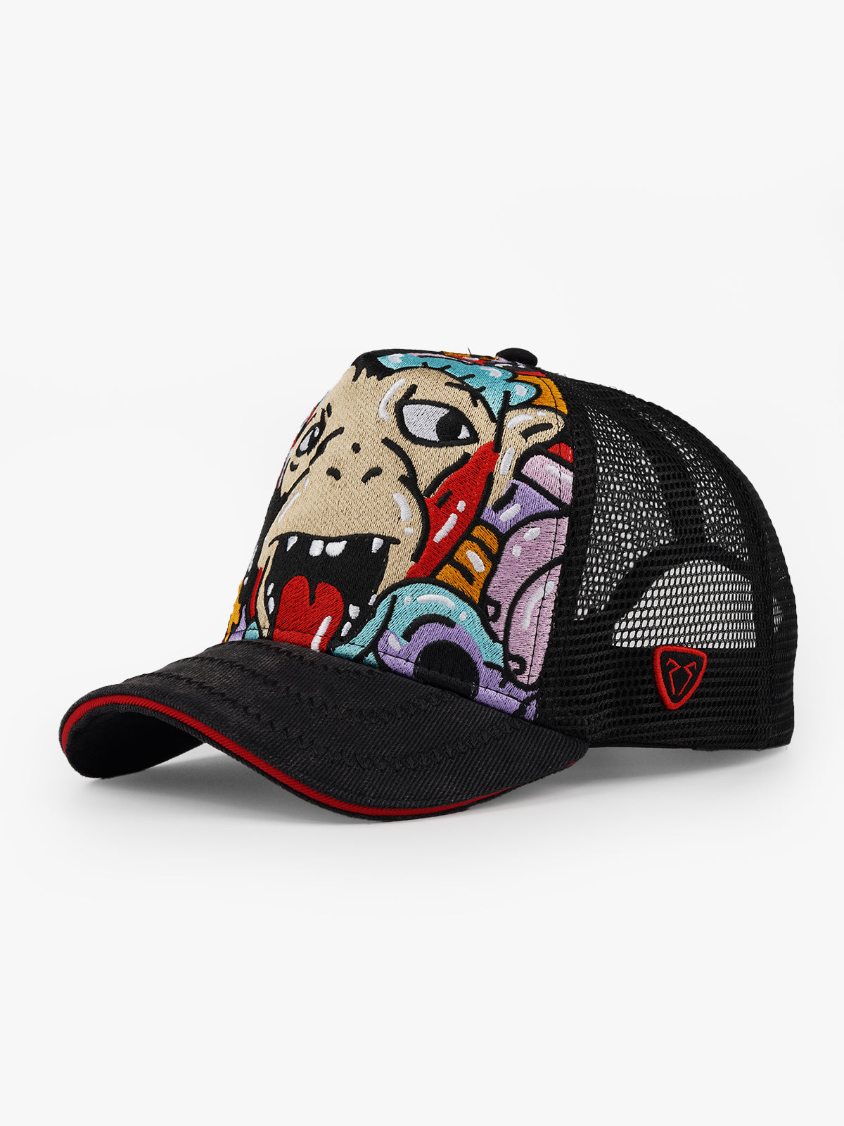 Trucker Şapka - Doodle - Siyah