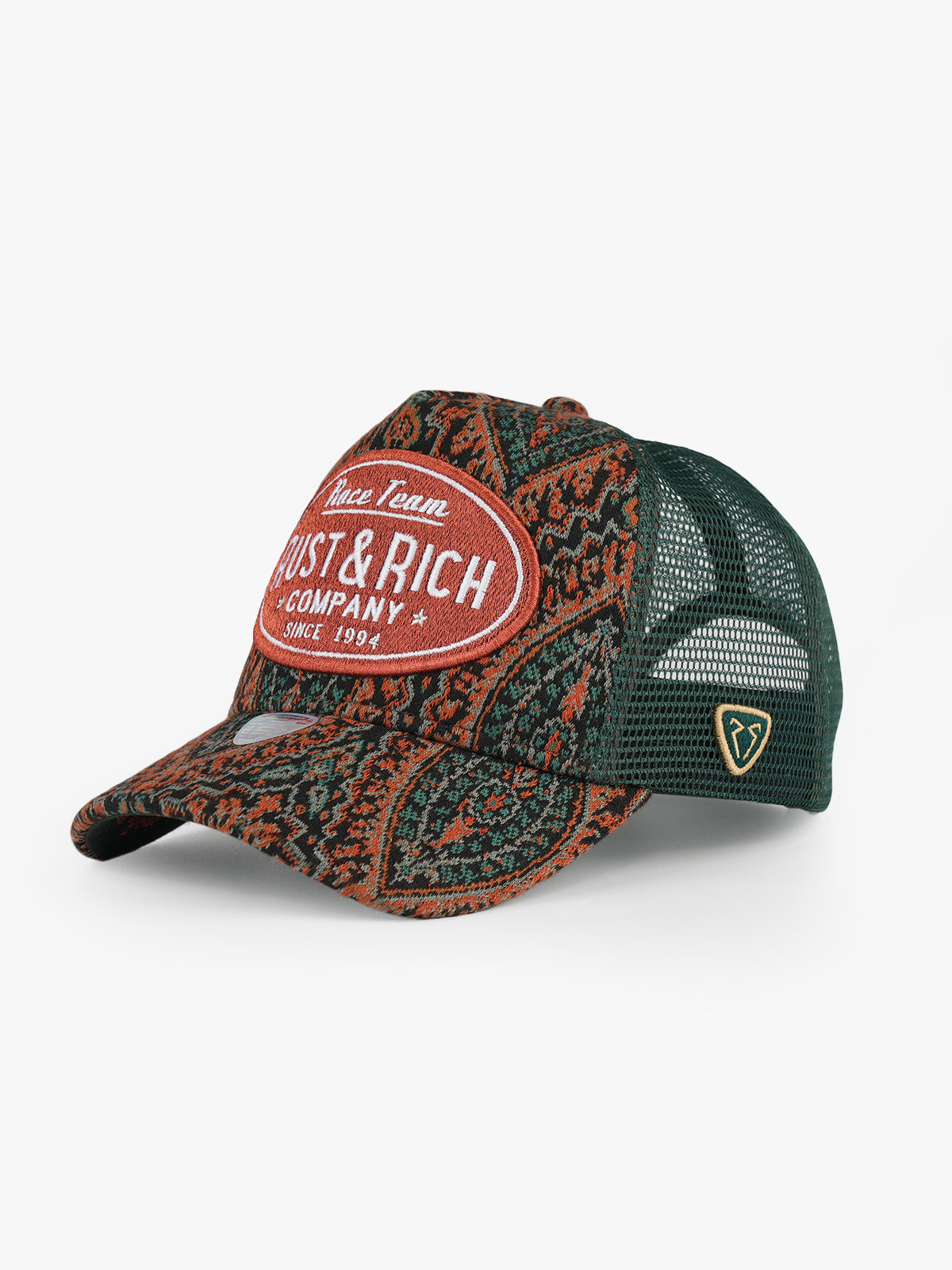 Trucker Şapka - Vintage Race - Taba/Yeşil
