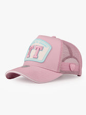 Trucker Şapka - Kişiselleştirme İki Harf - Pembe