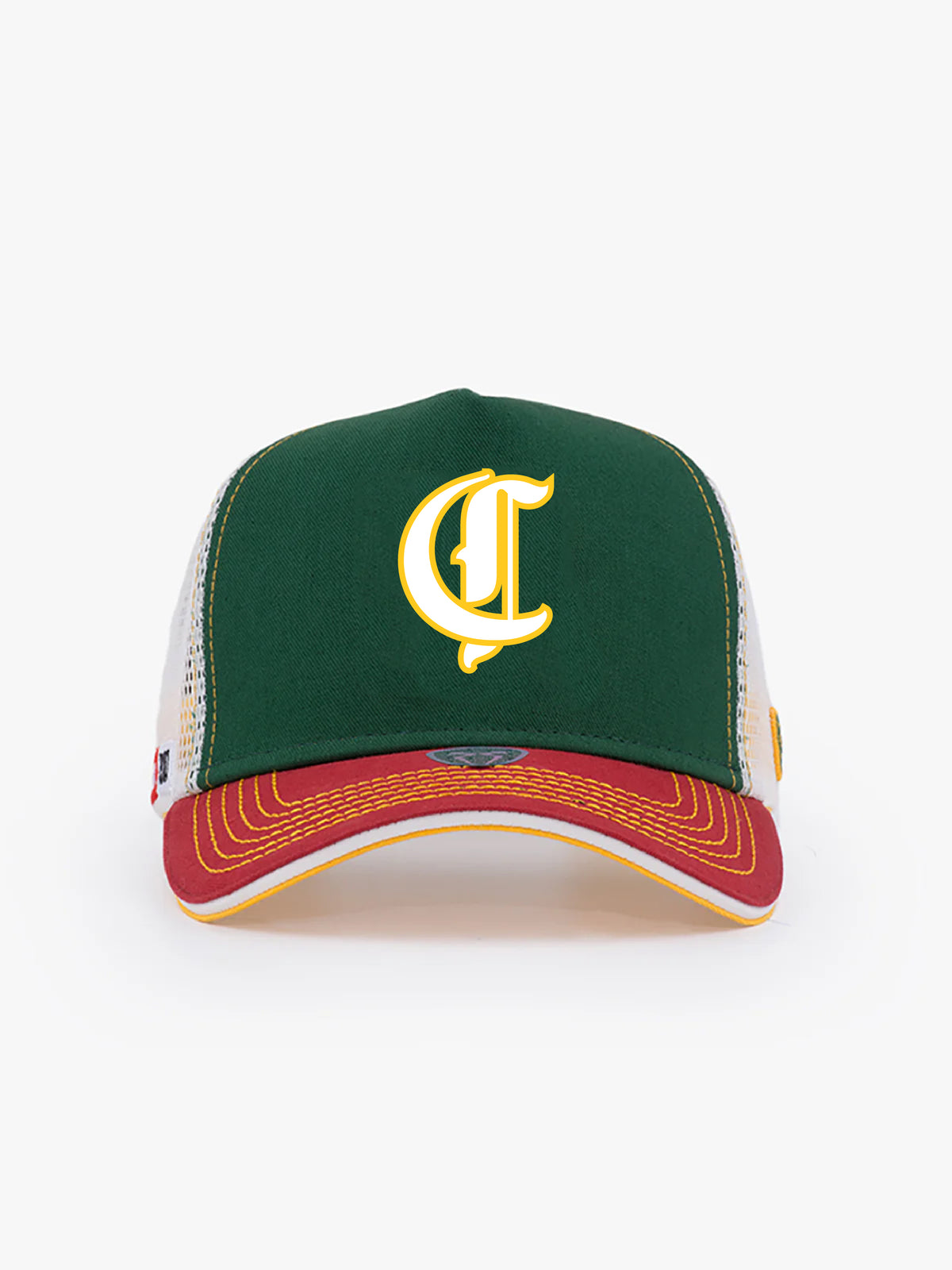 Trucker Hat - Name Collection - Custom Made - Yeşil/Beyaz