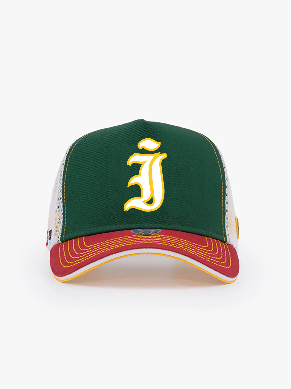 Trucker Hat - Name Collection - Custom Made - Yeşil/Beyaz