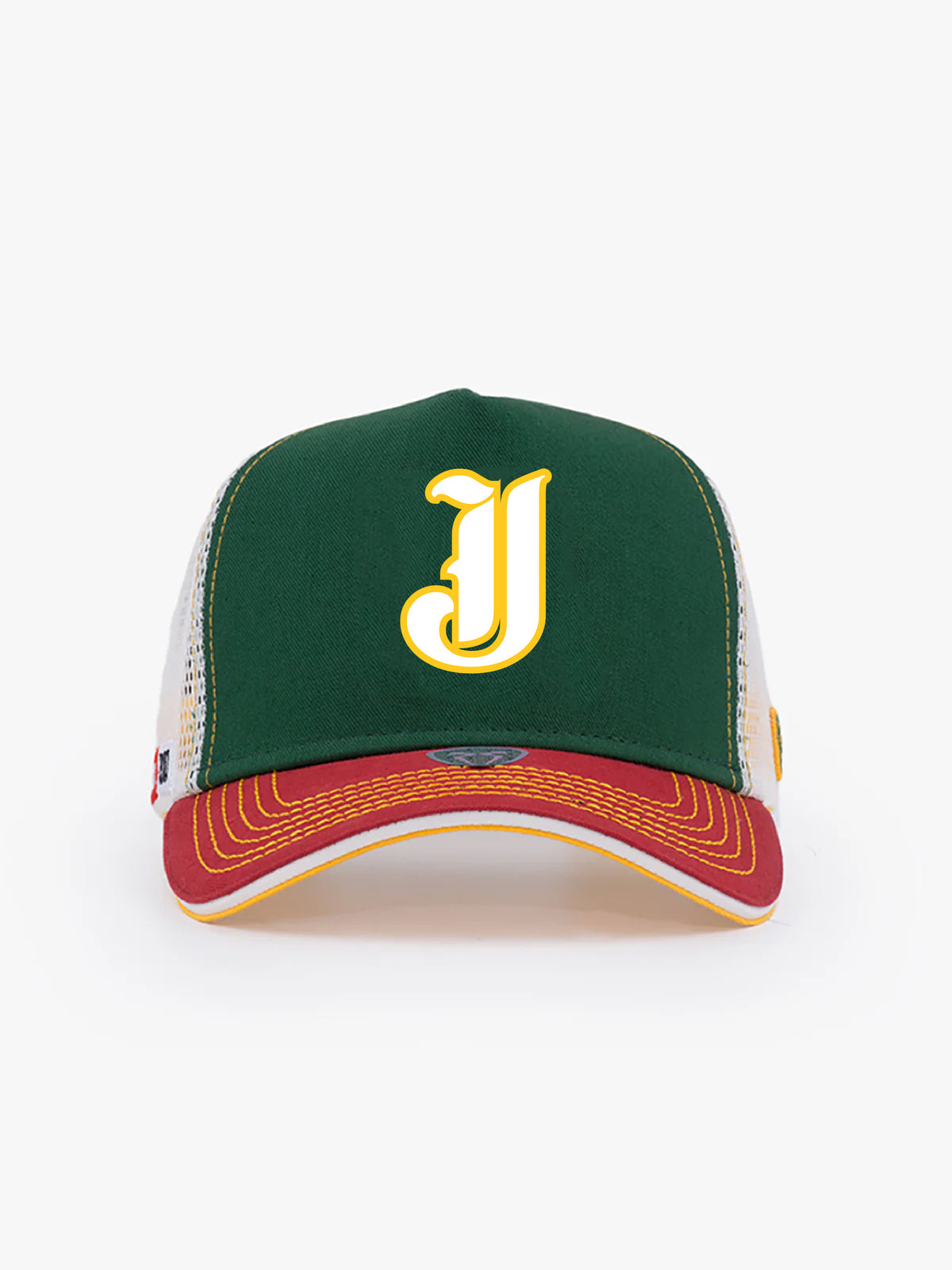 Trucker Hat - Name Collection - Custom Made - Yeşil/Beyaz