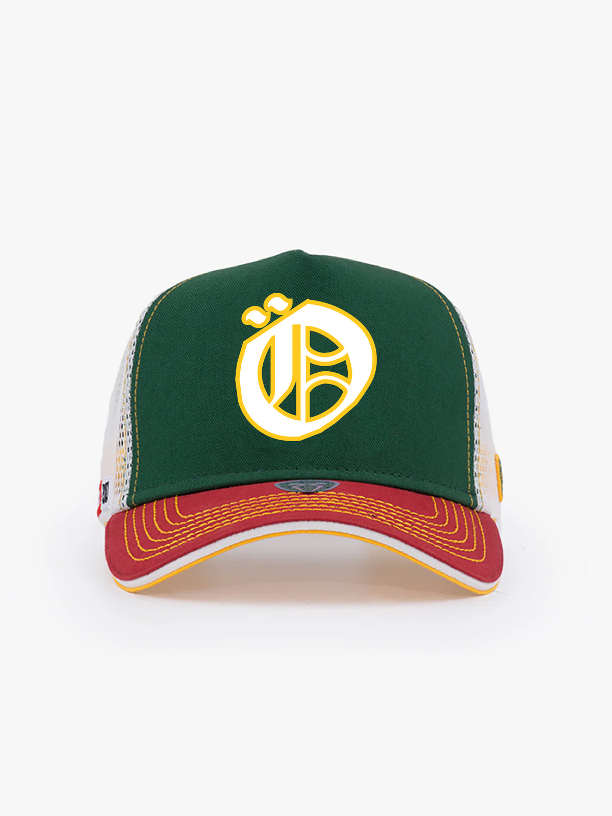 Trucker Hat - Name Collection - Custom Made - Yeşil/Beyaz