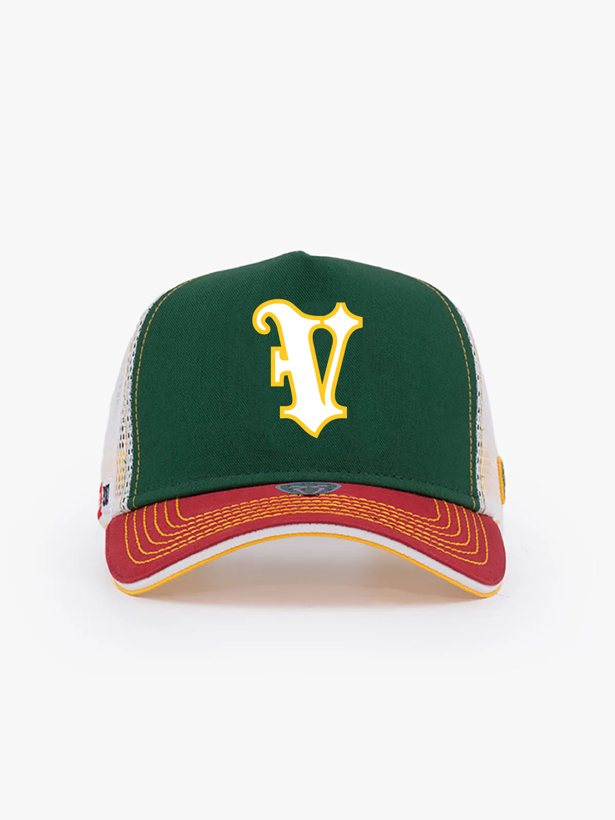 Trucker Hat - Name Collection - Custom Made - Yeşil/Beyaz