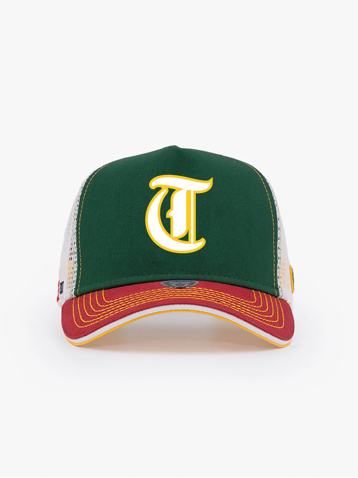 Trucker Hat - Name Collection - Custom Made - Yeşil/Beyaz